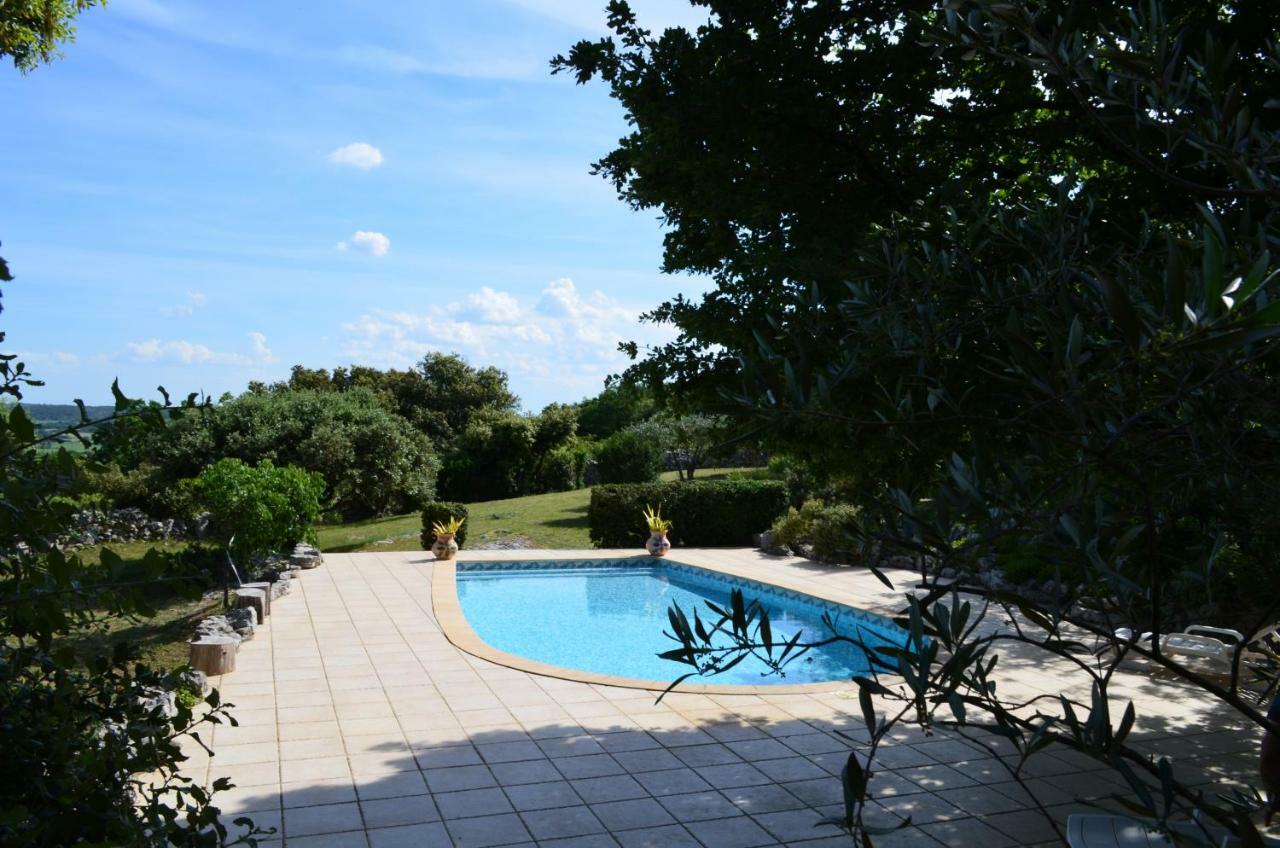 Villa Sous Les Chenes Lussan  Esterno foto